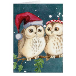 Santa jul hälsningskort