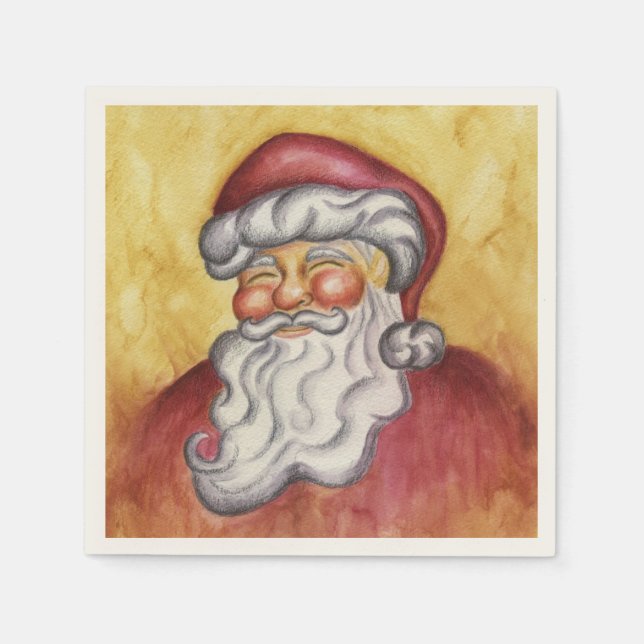 Santa jul Napkins Pappersservett (Framsidan)