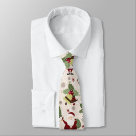Santa jul Necktie Slips