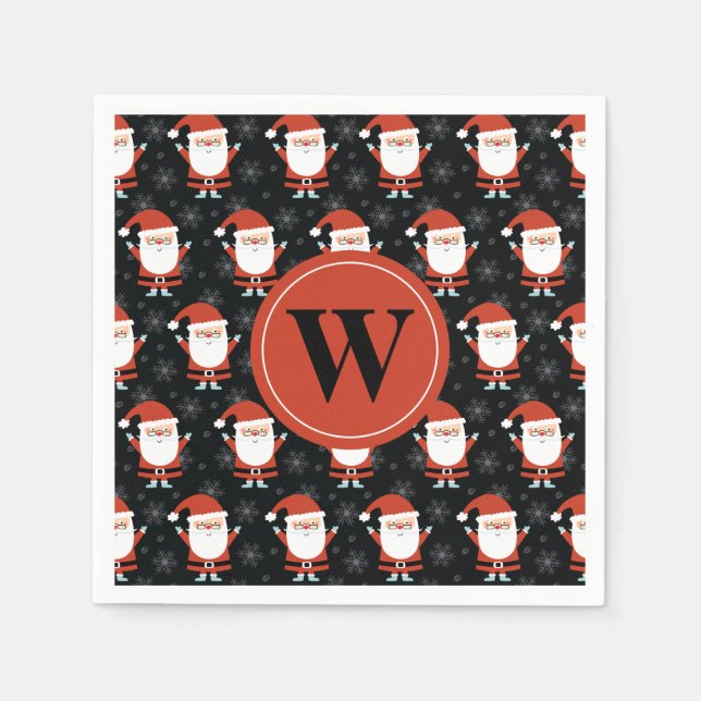 Santa jul pappersservett (Framsidan)