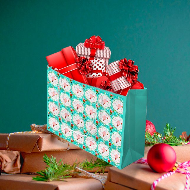 Santa Jul Pickleball Ogee Mönster (Skapare uppladdad)