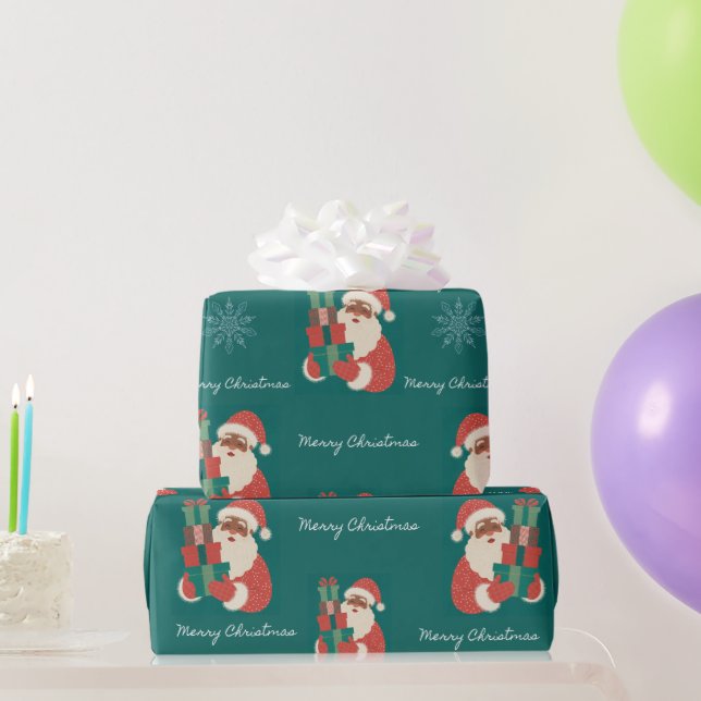 Santa jul  presentpapper (Festgåvor)