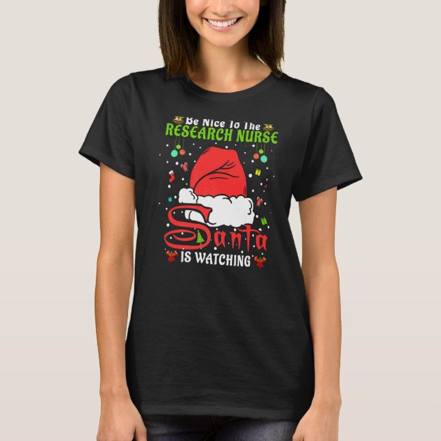 Santa Julafton Pajamas ska passa forskningsnäsan C T Shirt (Framsida)