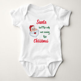Santa - julbabymeddelande t shirt