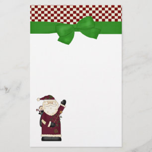 Santa julbrevpapper brevpapper