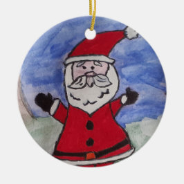 Santa Julgran Ornament