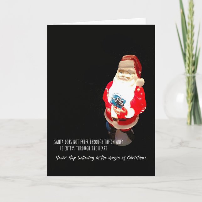 SANTA JULGRYTA Julkort Tack Kort (Framsida)