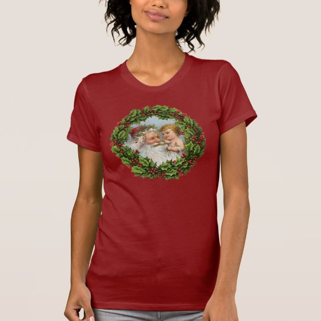 Santa julskjorta t-shirt (Framsida)