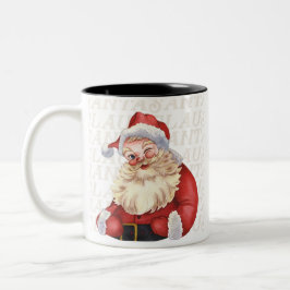 Santa Jultomten Två-Tonad Mugg