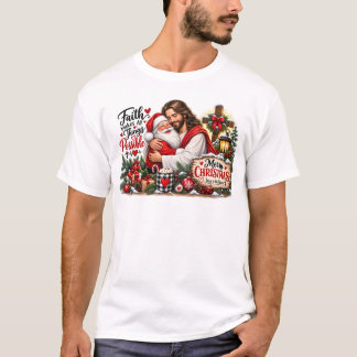 Santa jultröja | Festiv jultröja T Shirt