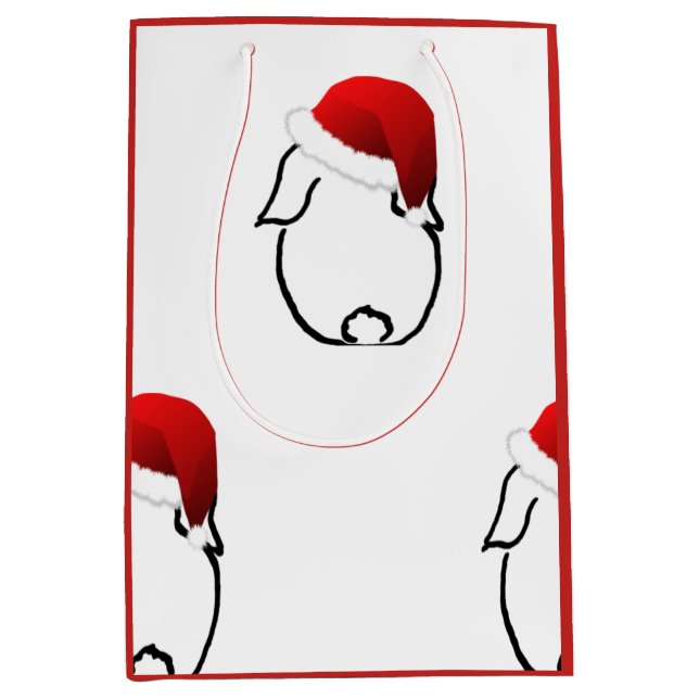 Santa kaninhänger lös medelgåvan (Framsidan)