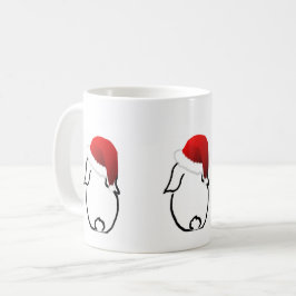 Santa kaninmugg kaffemugg