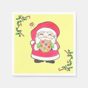 Santa Kärlek Cookies Napkins Pappersservett