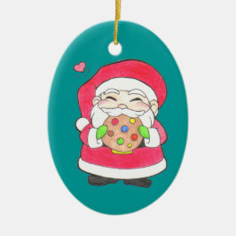 Santa Kärlek Cookies Ornament