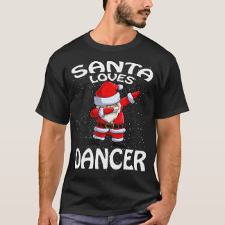 Santa Kärlek Dancer-jul T Shirt