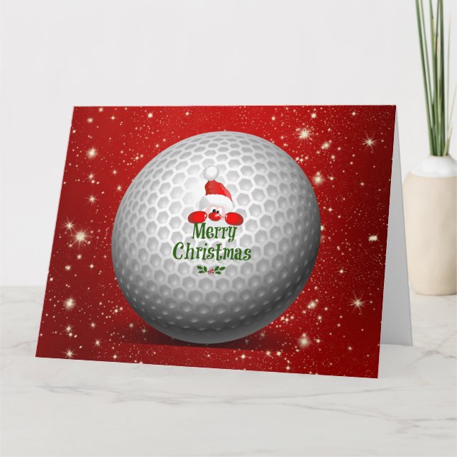 Santa Kärlek Golf hela året - runda Kort (Framsida)