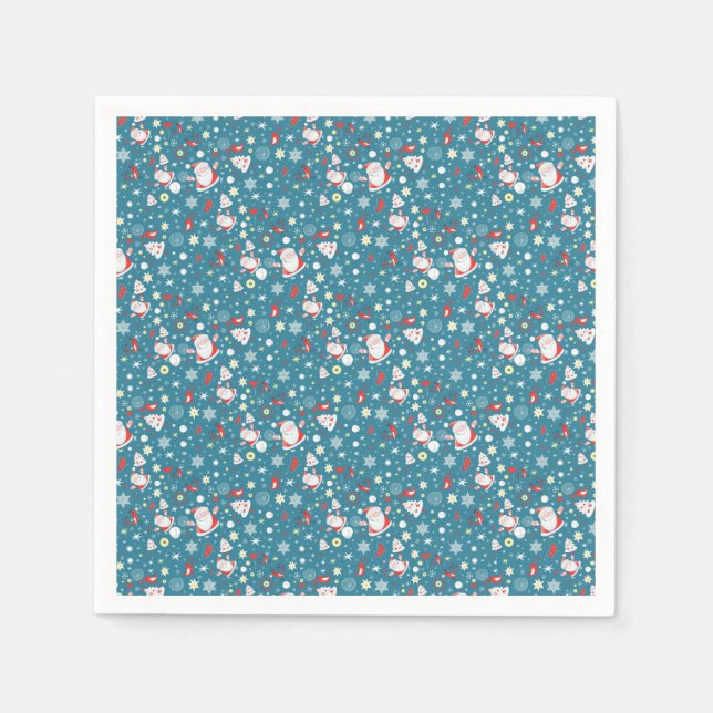 Santa Kärlek Mönster Pappersservett (Framsidan)