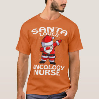 Santa Kärlek Oncology Nurse jul T Shirt