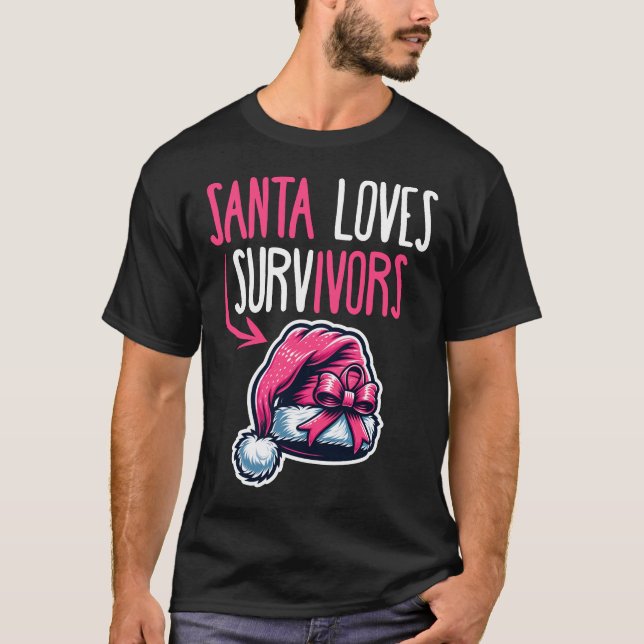 Santa Kärlek Survivors T Shirt (Framsida)