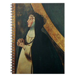Santa Katarina av Siena av Juan Bautista Maino Anteckningsbok