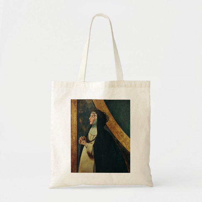 Santa Katarina av Siena av Juan Bautista Maino Tygkasse (Framsidan)