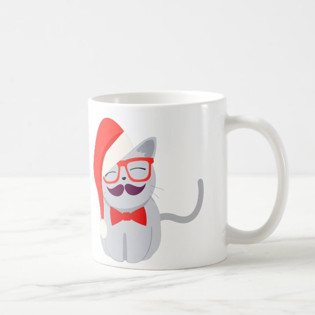 Santa katt kaffemugg (Höger)