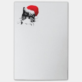 Santa katt som Posta-Det noterar Post-it Block