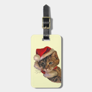 Santa Kattunge Bagagebricka