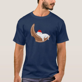 Santa Kattunge och Gingerbröd Måne T Shirt