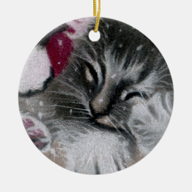 Santa Kattunge Ornament (Framsidan)