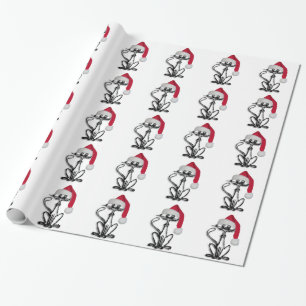 Santa Kattunge Presentpapper