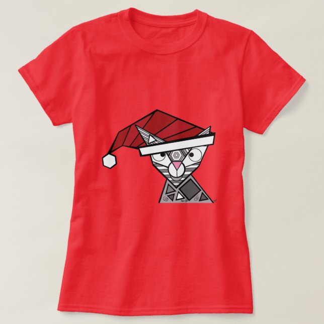 Santa Kattunge T Shirt (Design framsida)