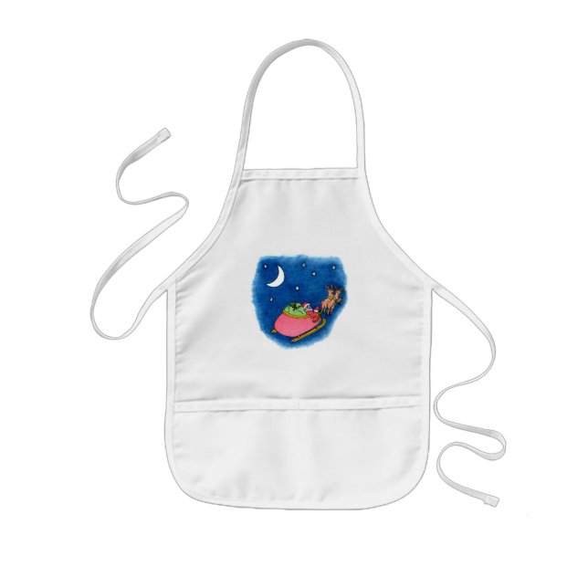 Santa Kids Apron Barnförkläde (Framsidan)