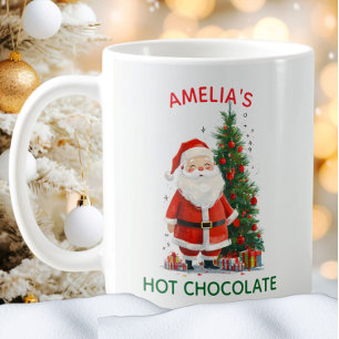 Santa Kids Children Festive jul Cute Humor Kaffemugg