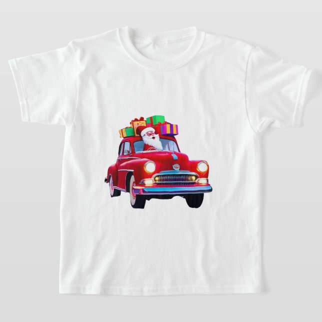 Santa Kids T-Shirts (Laydown)