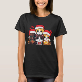 Santa Kittens T Shirt