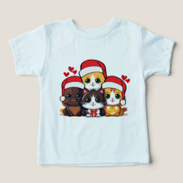 Santa Kittens T Shirt