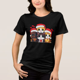 Santa Kittens T Shirt