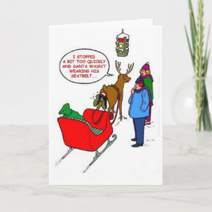 Santa klibbade i Rudolf Helgkort