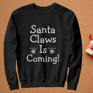 Santa Klo är på väg Personligen Jul, roligt T Shirt