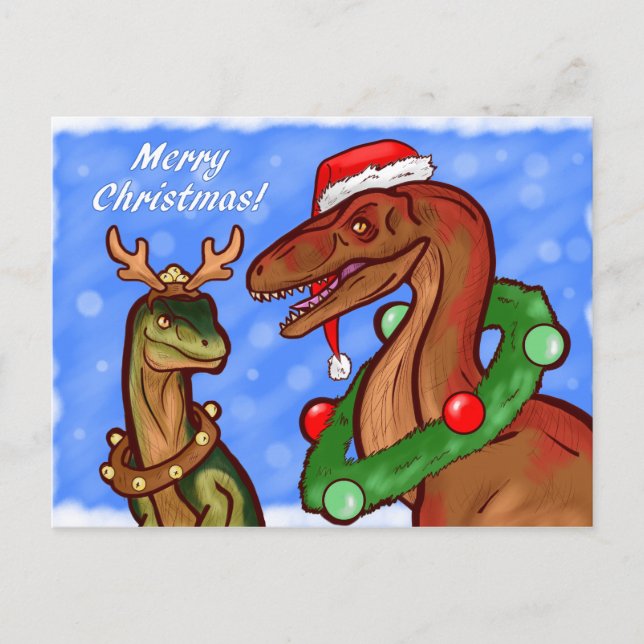 Santa Klo Helg Vykort (Framsida)