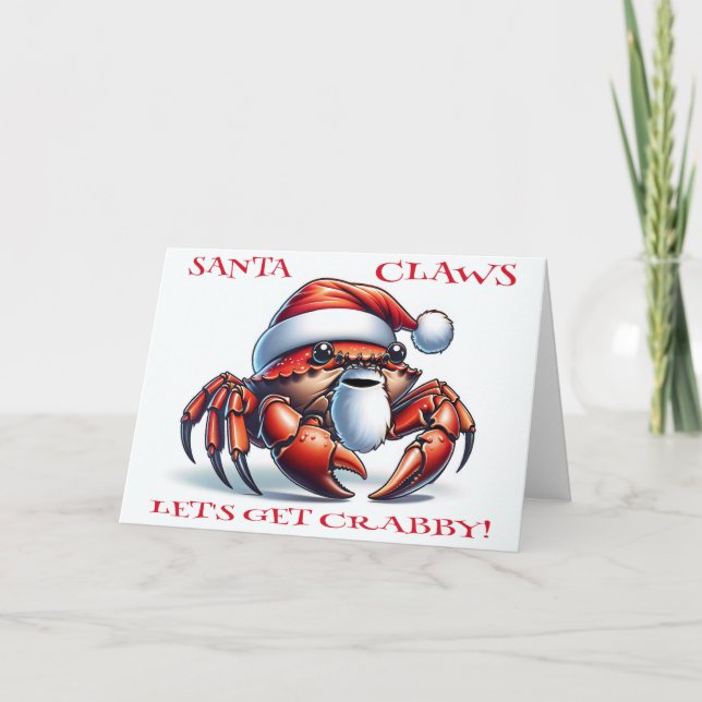 SANTA KLO - HITTA KRABBY! HELGKORT (Framsida)