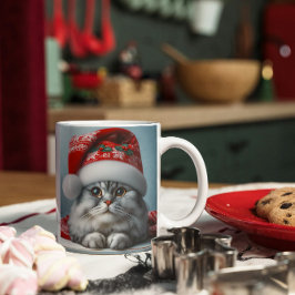 Santa Klo kommer till staden - Festive Kattunge Kaffemugg