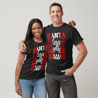 Santa Klo kommer till staden - julkvoter T Shirt