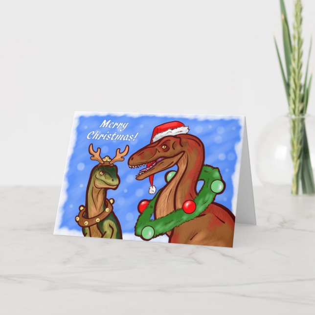 Santa klor helgkort (Framsida)