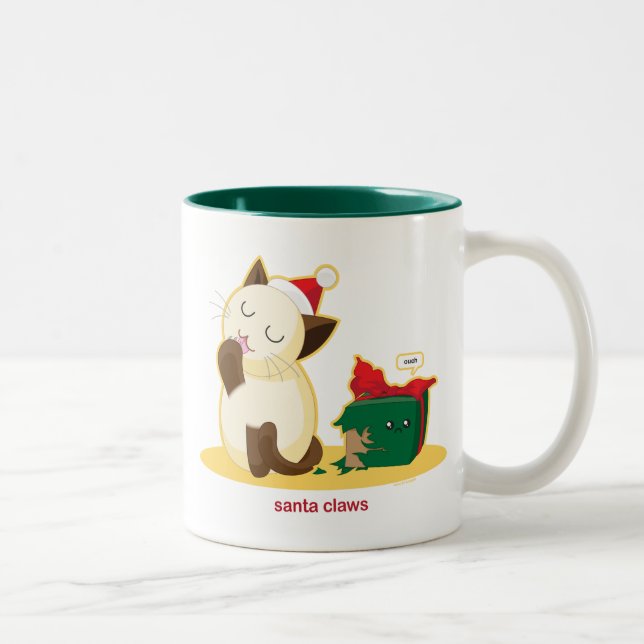 Santa klor Två-Tonad mugg (Höger)