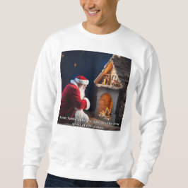 Santa Knows sanna innebörd av Chirstmas Lång Ärmad Tröja