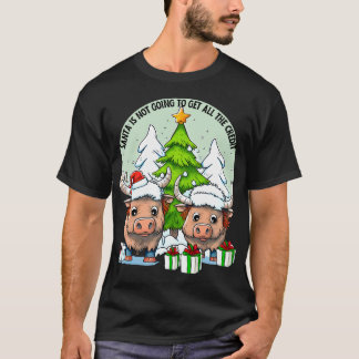 Santa kommer inte att hämta Kredit T-Shirt