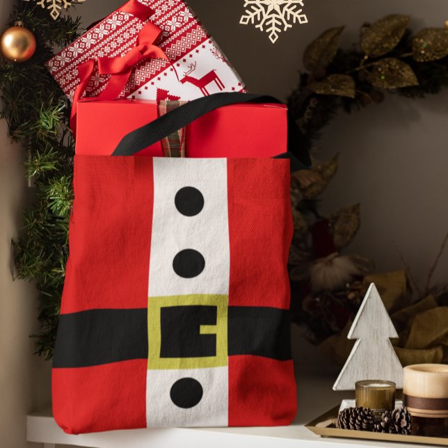 Santa Kostym Gift Tygkasse (Skapare uppladdad)