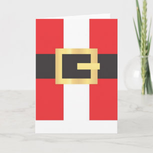 Santa Kostym Helgkort